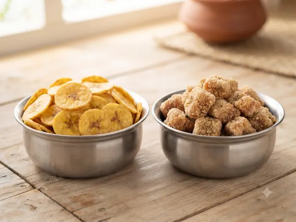Banana chips & upperi