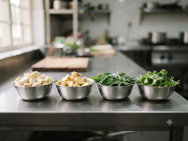 Ginger, garlic & greens
